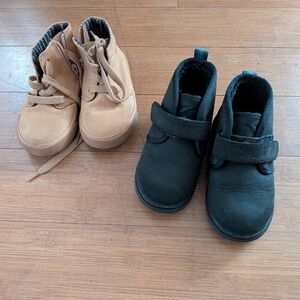 Cat & Jack Kids Boots - Black and Tan